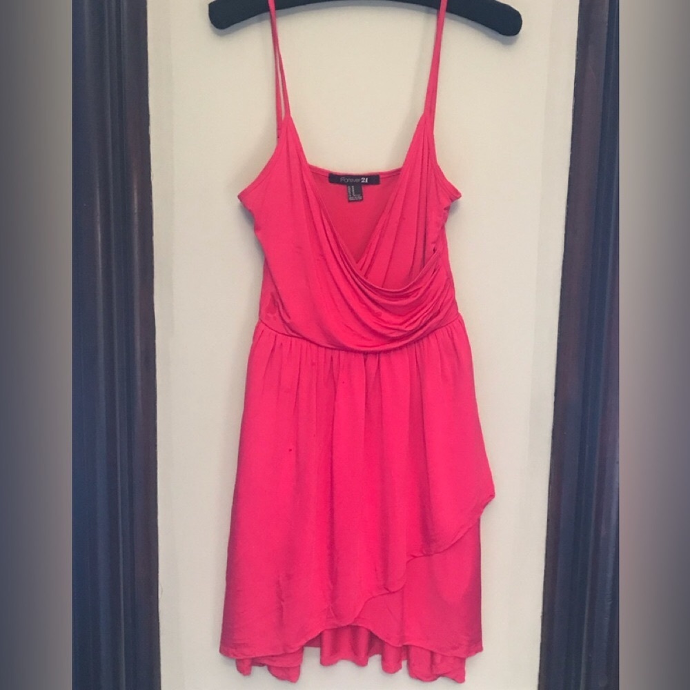 🌺 Hot pink surplice dress🌺